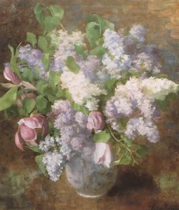 Spanish Lilac and Magnolias